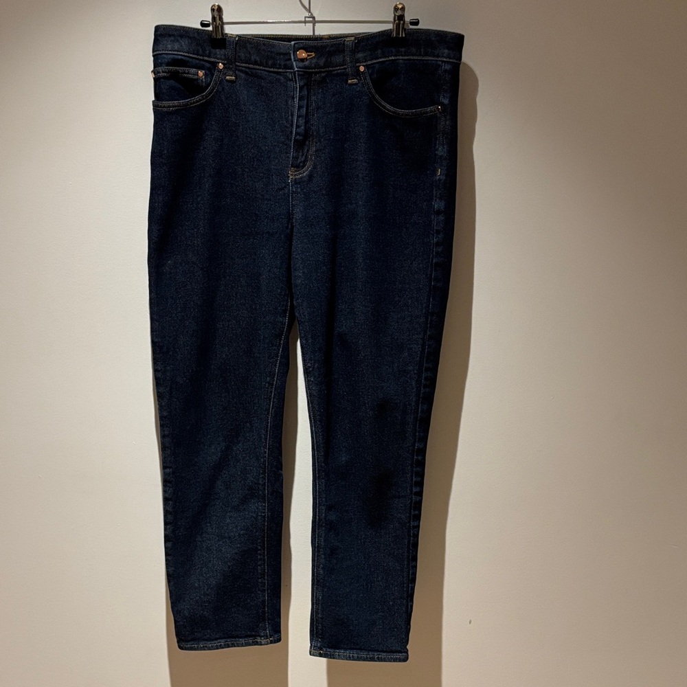 Talbots Women's Dark Blue Straight Jeans